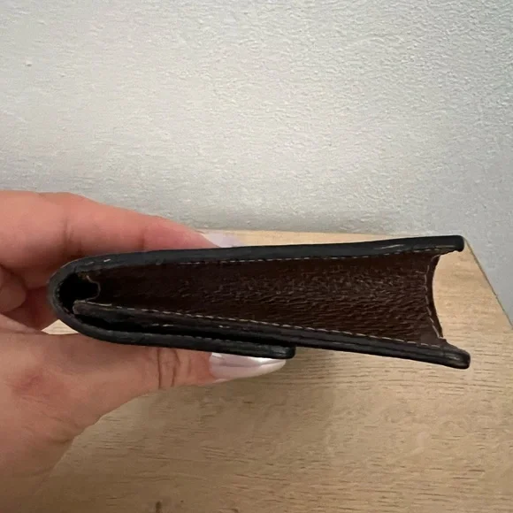 Vintage Gucci GG Monogram Canvas Leather Clutch Wallet - Picture 4 of 16